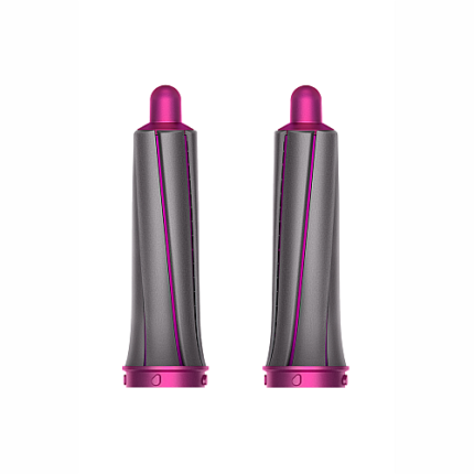 Cylindryczne końcówki Airwrap 30mm grafit/fuksja