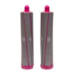 Cylindryczne końcówki Airwrap long 40mm szary/fuksja - obrazek 3