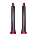 Cylindryczne końcówki Airwrap long 20mm grafit/fuksja