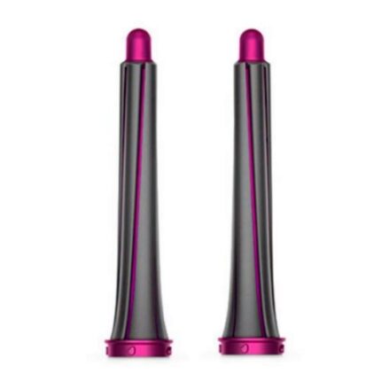 Cylindryczne końcówki Airwrap long 20mm grafit/fuksja