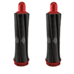 Cylindryczne końcówki Airwrap 30mm grafit/czerwień