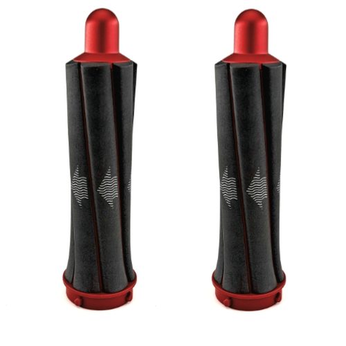 970751-01.png Cylindryczne końcówki Airwrap 30mm grafit/czerwień - obrazek 1